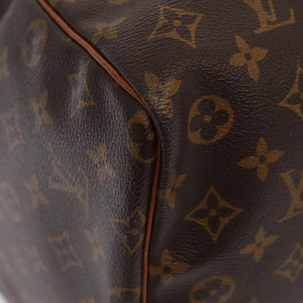 Louis Vuitton Keepall Bag Monogram Canvas Brown Canvas Travel Bag Bag (Pre-Owned)