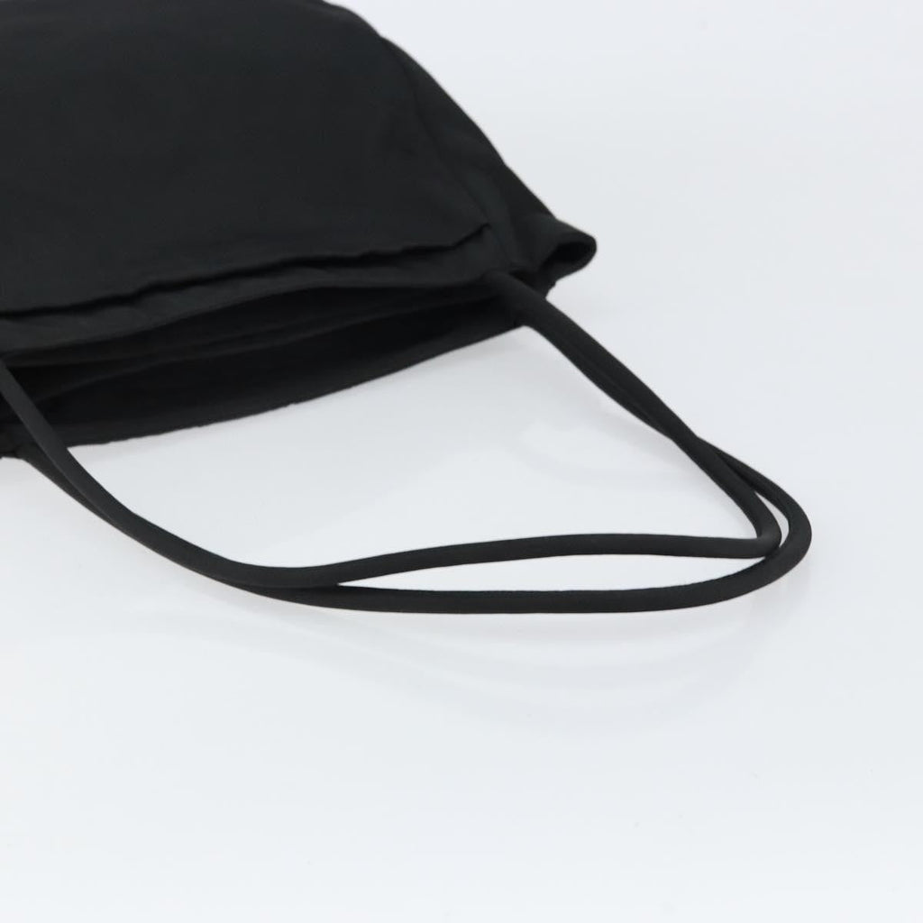Prada Vintage Tote Tessuto Black Nylon Tote Bag Bag (Pre-Owned)