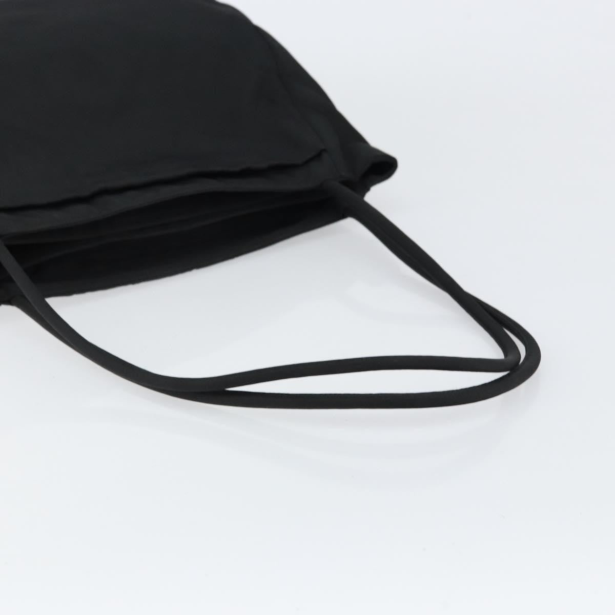 Prada Vintage Tote Tessuto Black Nylon Tote Bag Bag (Pre-Owned)
