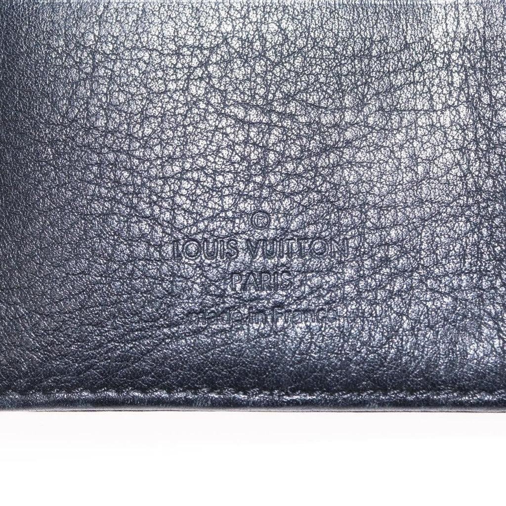 Louis Vuitton Amelia Wallet Mahina Leather Black Leather Wallets Accessory (Pre-Owned)