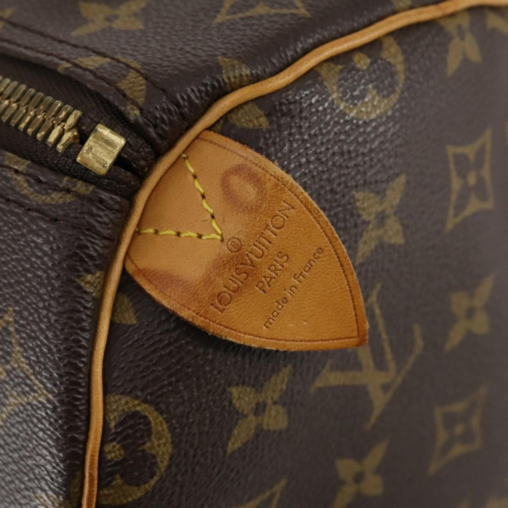 Louis Vuitton Keepall Bag Monogram Canvas Brown Canvas Travel Bag Bag (Pre-Owned)