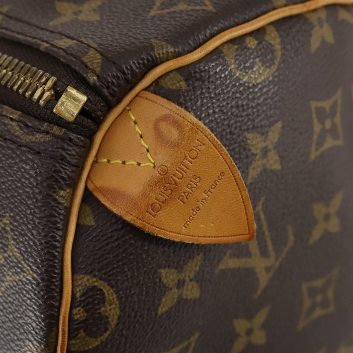 Louis Vuitton Keepall Bag Monogram Canvas Brown Canvas Travel Bag Bag (Pre-Owned)