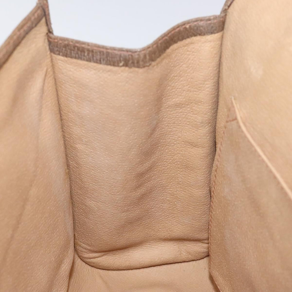 Gucci Sherry Line Pouch Canvas Beige Canvas Clutche & Pouche Bag (Pre-Owned)