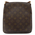 Louis Vuitton Musette Salsa Handbag Monogram Canvas Brown Canvas Shoulder Bag Bag (Pre-Owned)