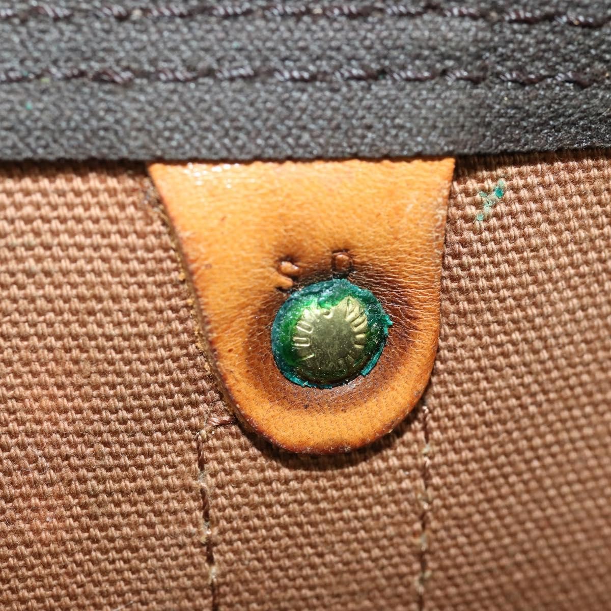 Louis Vuitton Keepall Bag Monogram Canvas Brown Canvas Travel Bag Bag (Pre-Owned)