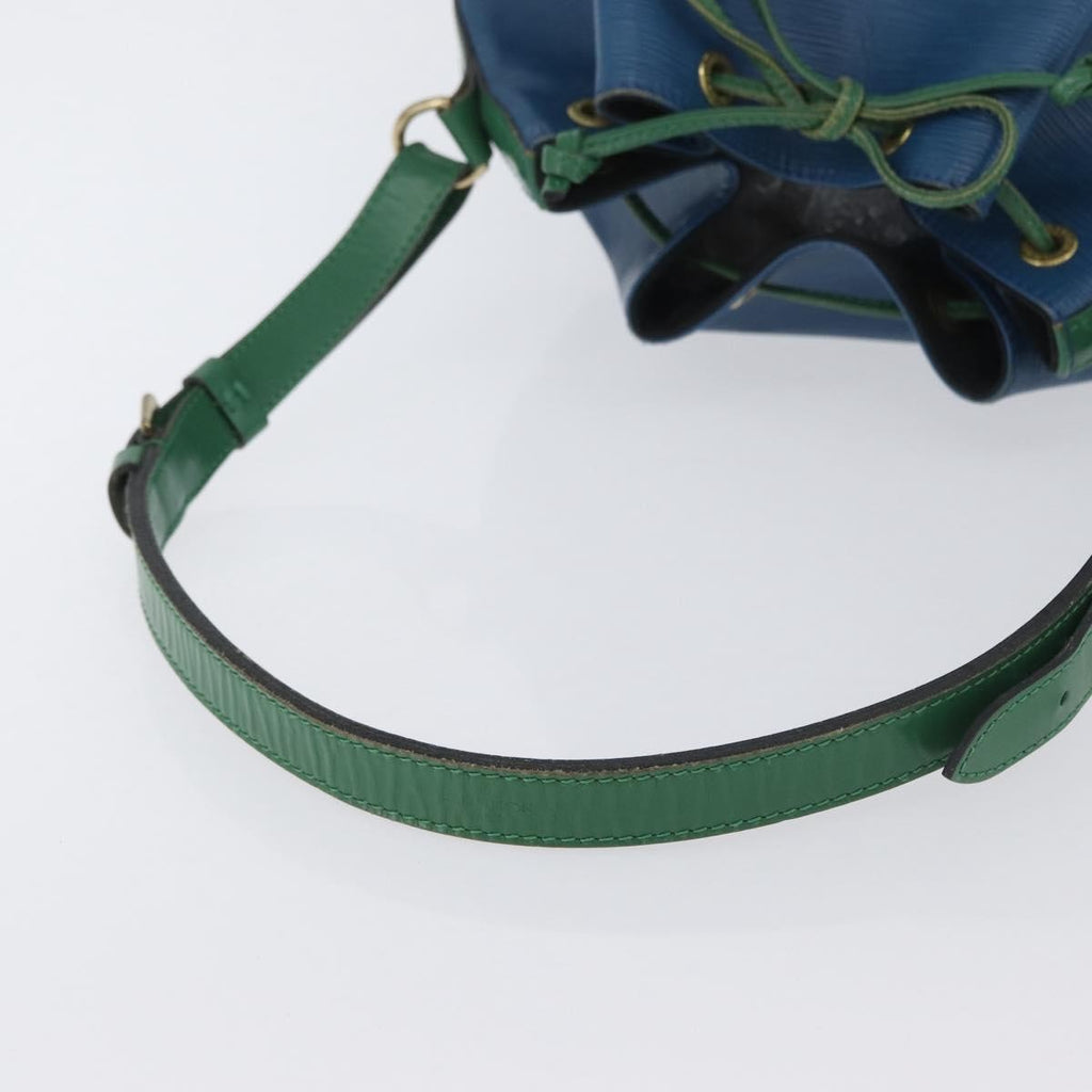 Louis Vuitton Bicolor Noe Handbag Epi Leather Blue Leather Shoulder Bag Bag (Pre-Owned)