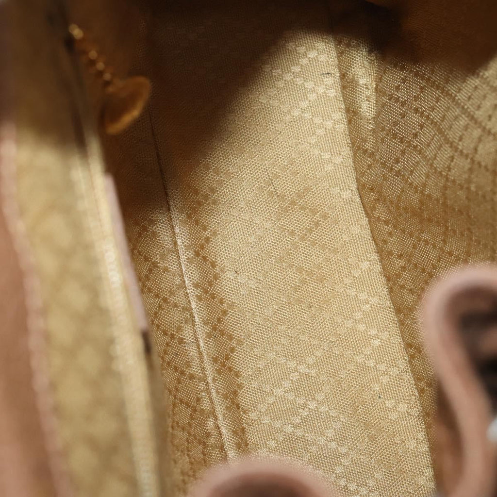 Gucci Gucci Bamboo Backpack Daim Brown Suede Backpack Bag (Pre-Owned)