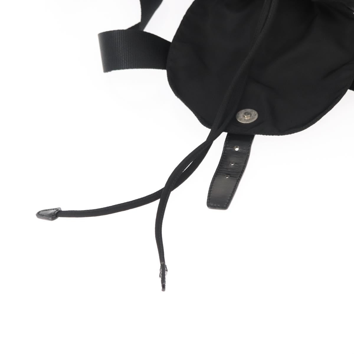 Prada Front Pocket Backpack Tessuto Black Nylon Backpack Bag (Pre-Owned)