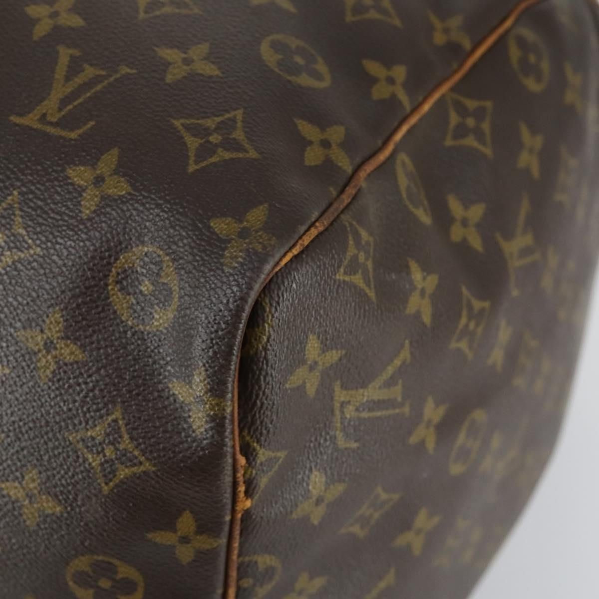 Louis Vuitton Keepall Bag Monogram Canvas Brown Canvas Travel Bag Bag (Pre-Owned)