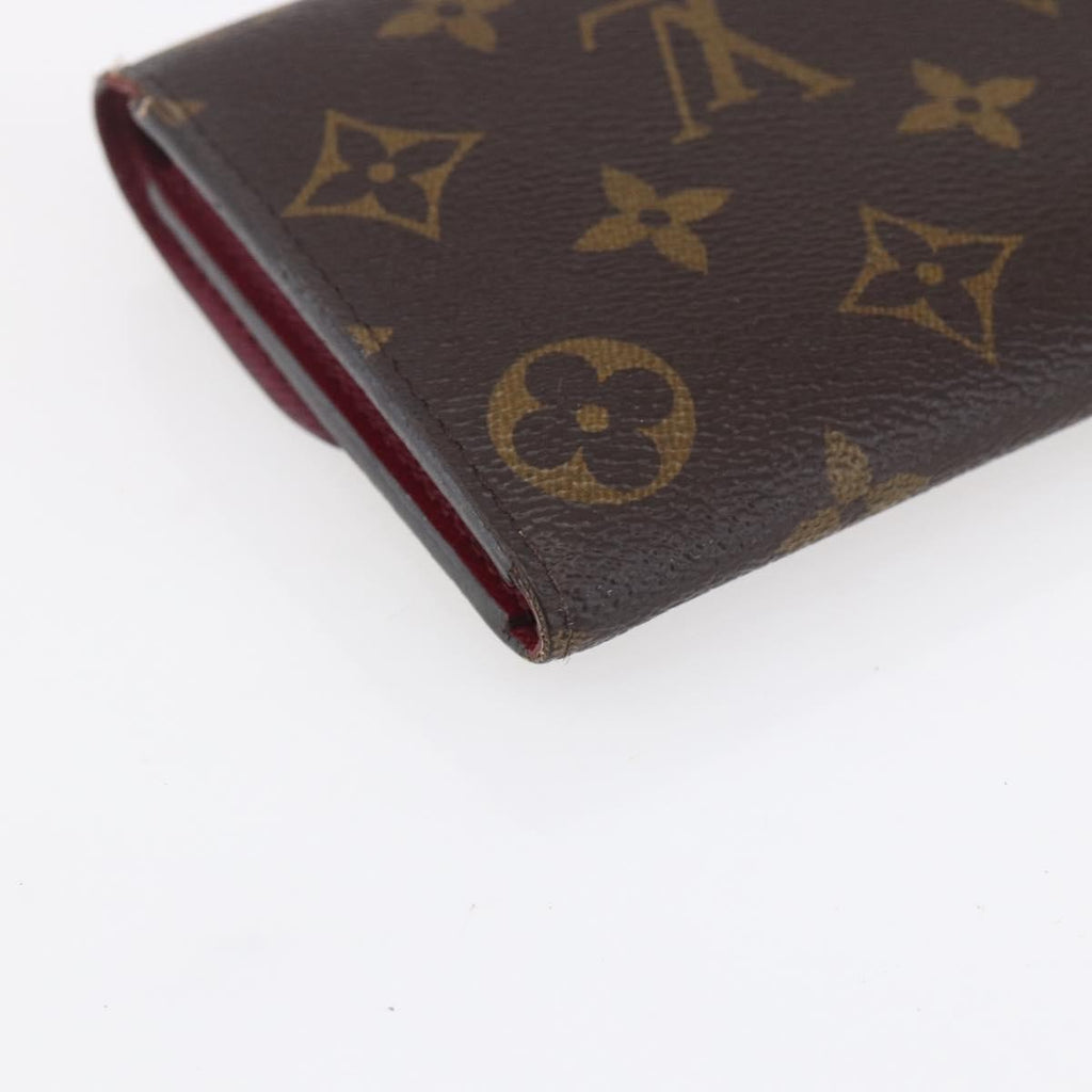 Louis Vuitton Emilie Wallet Monogram Canvas Brown Canvas Wallets Accessory (Pre-Owned)