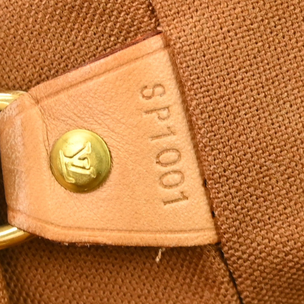 Louis Vuitton Vintage Montsouris Backpack Monogram Canvas Brown Canvas Backpack Bag (Pre-Owned)