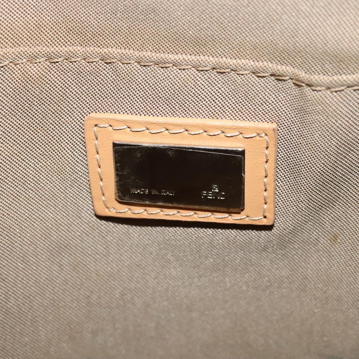 Fendi Vintage Flat Crossbody Bag Zucchino Canvas Blue Canvas Shoulder Bag Bag (Pre-Owned)