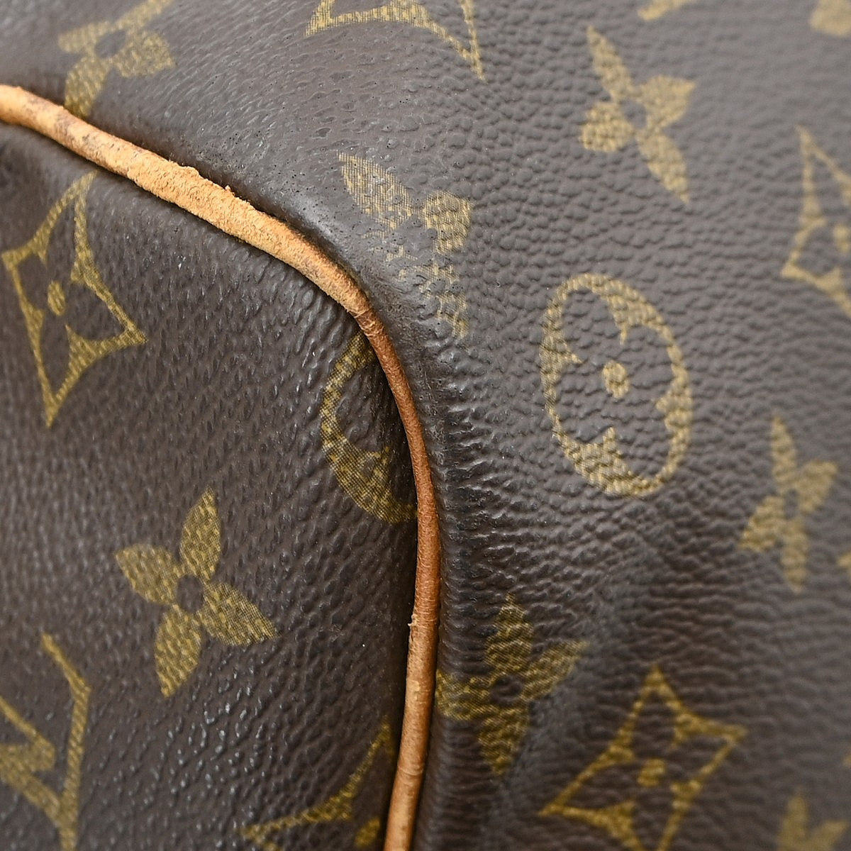 Louis Vuitton Keepall Bandouliere Bag Monogram Canvas Brown Canvas Travel Bag Bag (Pre-Owned)