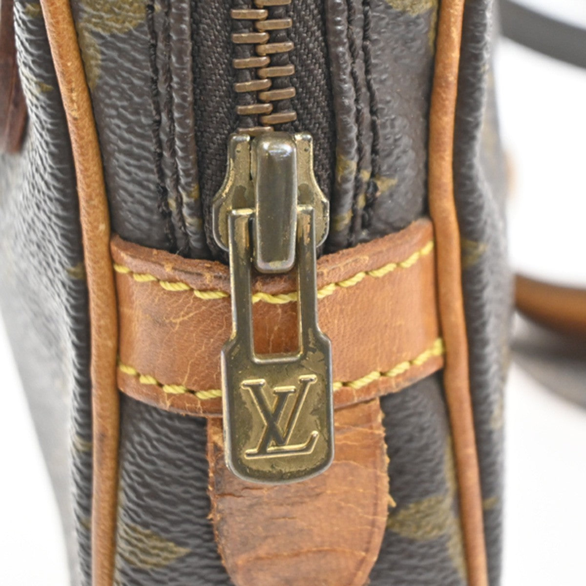 Louis Vuitton Pochette Marly Bandouliere Bag Monogram Canvas Brown Canvas Shoulder Bag Bag (Pre-Owned)