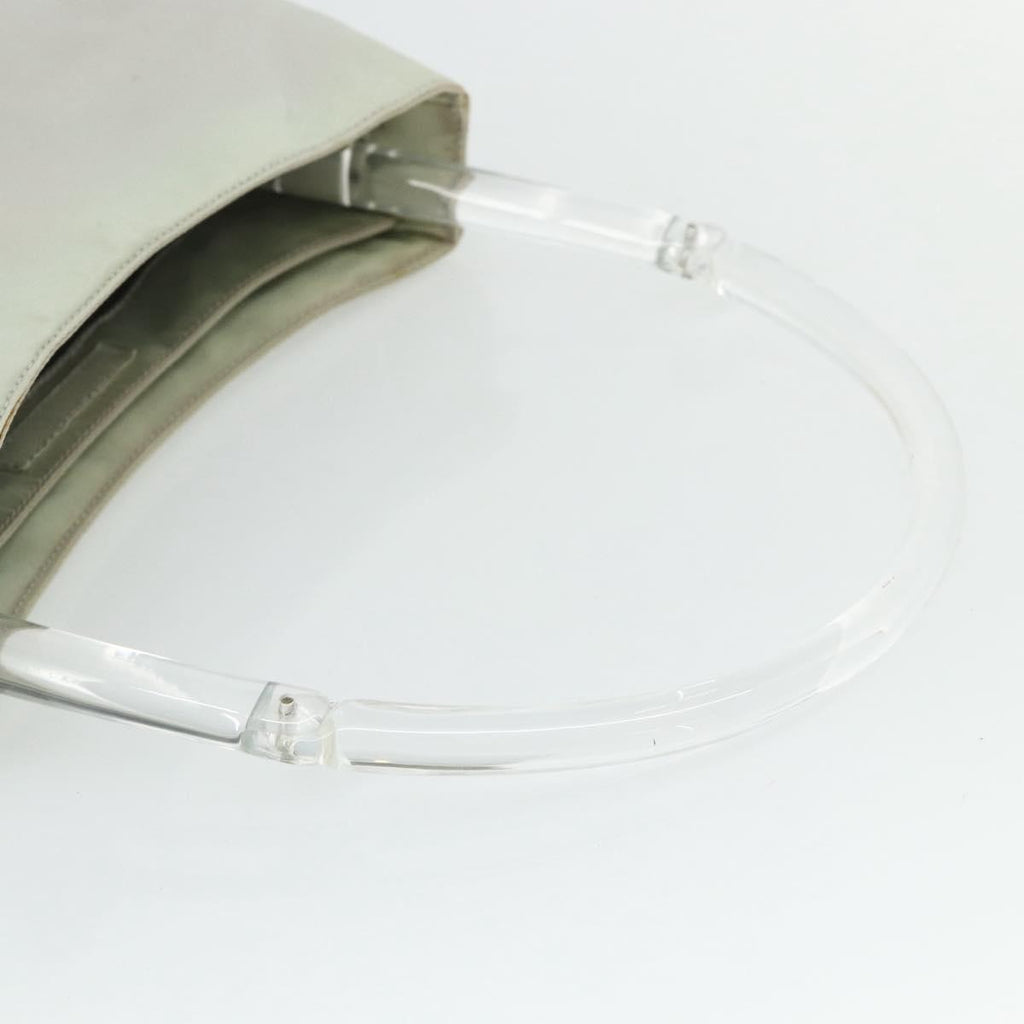 Prada Resin Handle Shoulder Bag Tessuto Clear Nylon Shoulder Bag Bag (Pre-Owned)