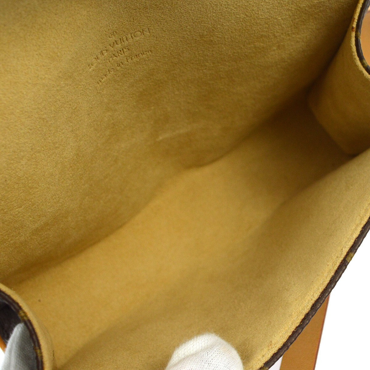 Louis Vuitton Florentine Waist Bag Monogram Canvas Brown Canvas Clutche & Pouche Bag (Pre-Owned)