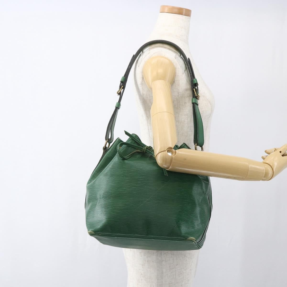Louis Vuitton Petit Noe Handbag Epi Leather Green Leather Shoulder Bag Bag (Pre-Owned)