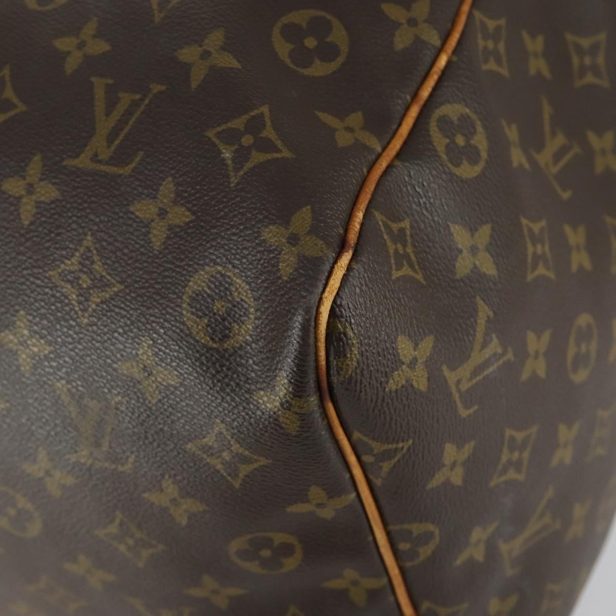 Louis Vuitton Keepall Bag Monogram Canvas Brown Canvas Travel Bag Bag (Pre-Owned)