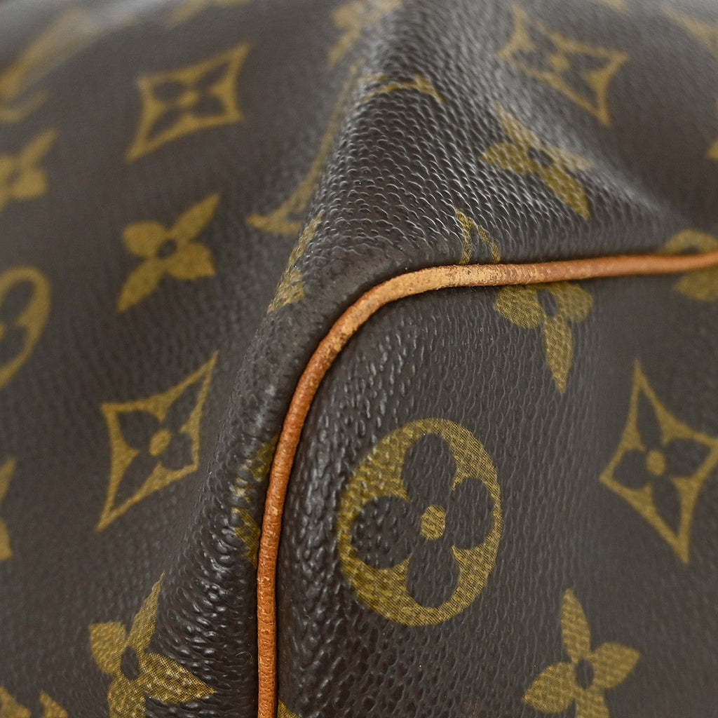 Louis Vuitton Keepall Bag Monogram Canvas Brown Canvas Travel Bag Bag (Pre-Owned)