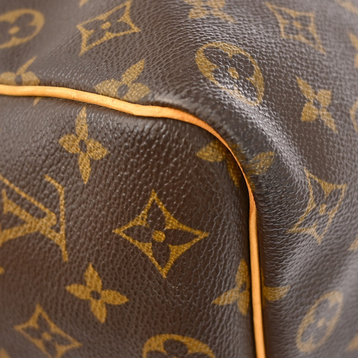 Louis Vuitton Keepall Bag Monogram Canvas Brown Canvas Travel Bag Bag (Pre-Owned)