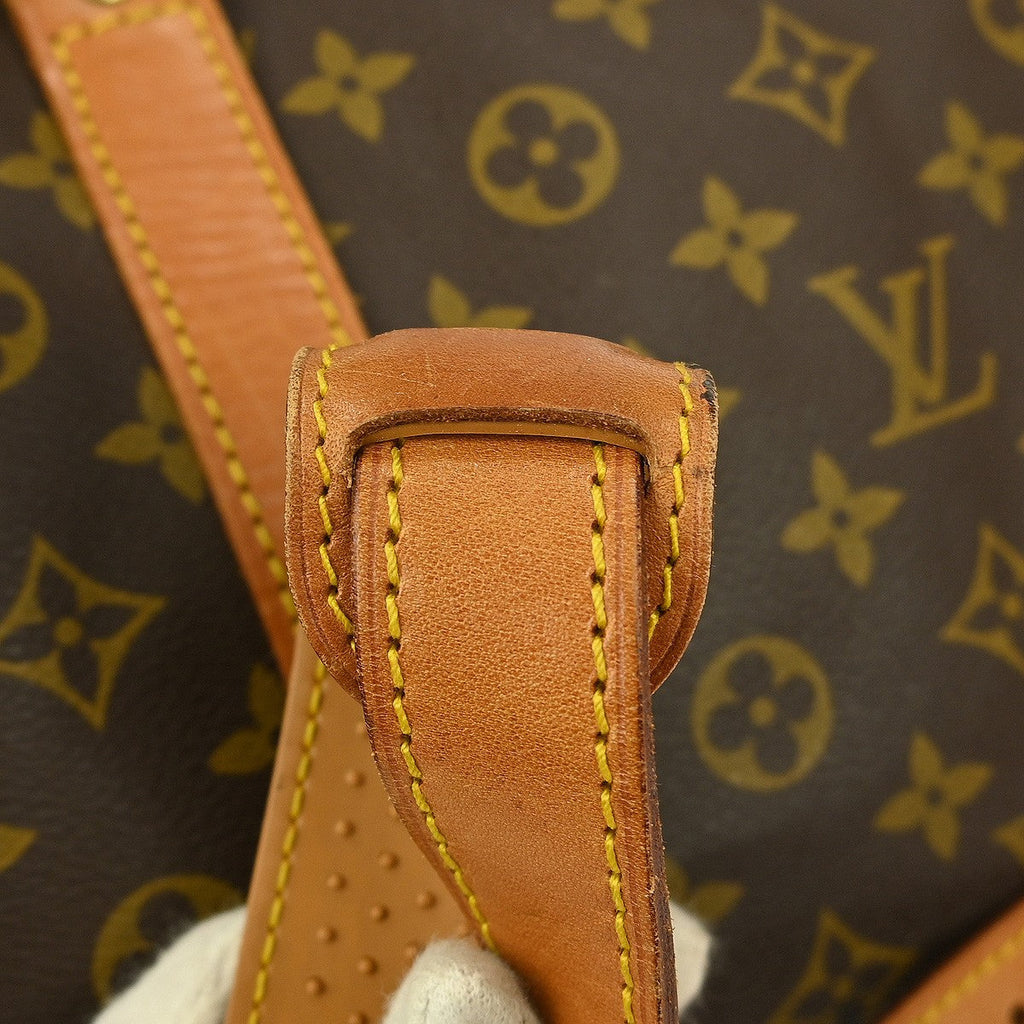 Louis Vuitton Keepall Bandouliere Bag Monogram Canvas Brown Canvas Travel Bag Bag (Pre-Owned)