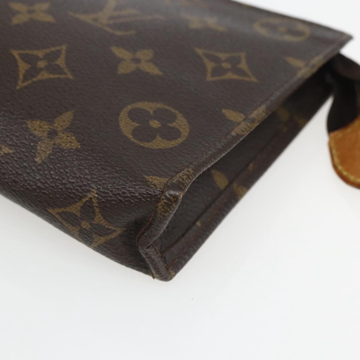 Louis Vuitton Toiletry Pouch Monogram Canvas Brown Canvas Clutche & Pouche Bag (Pre-Owned)