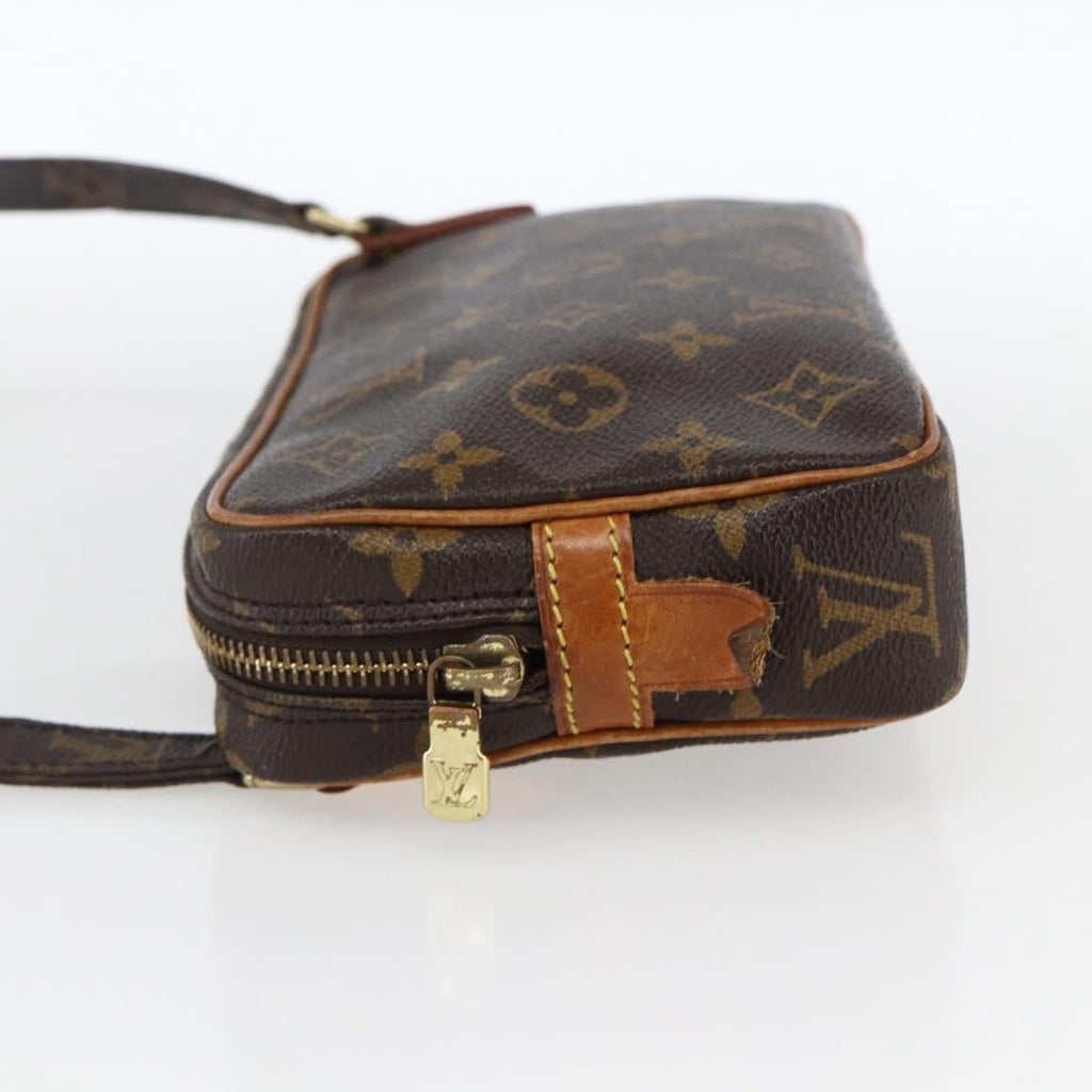 Louis Vuitton Pochette Marly Bandouliere Bag Monogram Canvas Brown Canvas Shoulder Bag Bag (Pre-Owned)