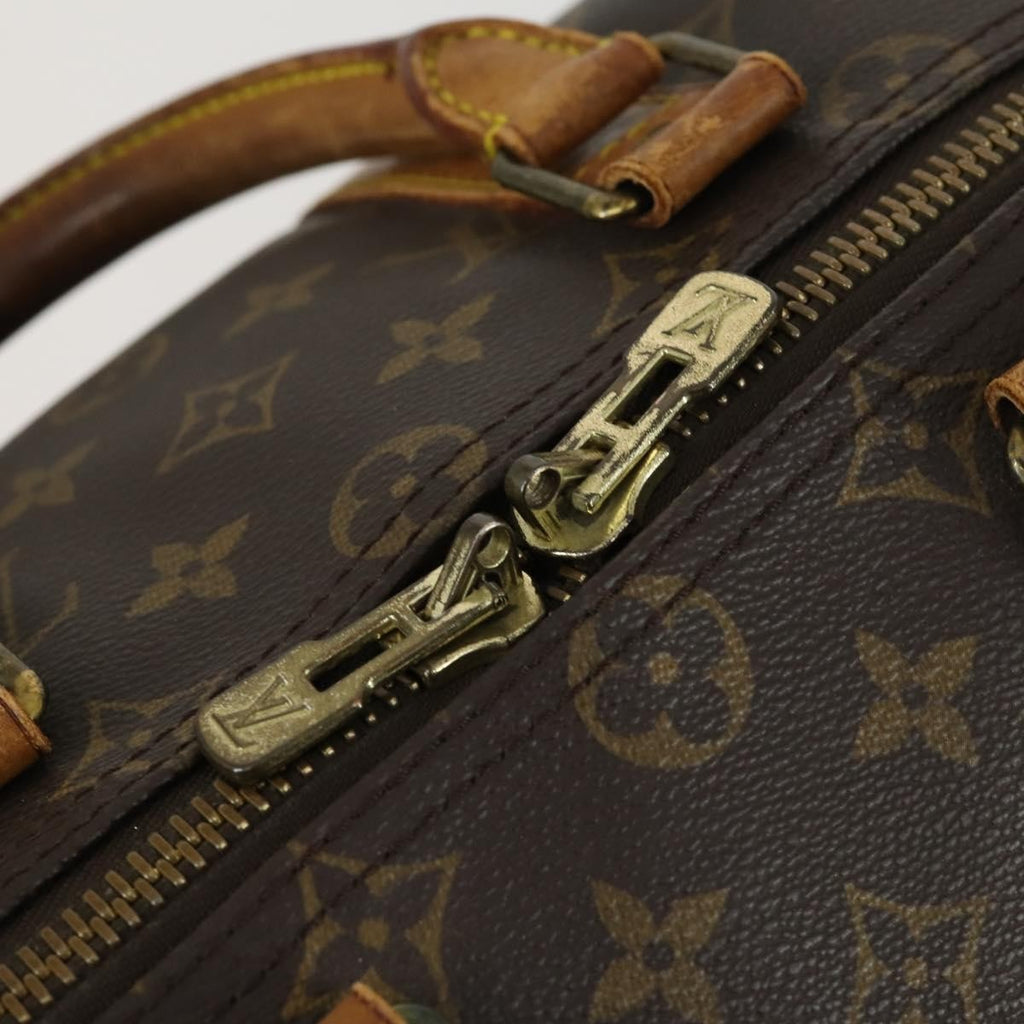 Louis Vuitton Keepall Bag Monogram Canvas Brown Canvas Travel Bag Bag (Pre-Owned)