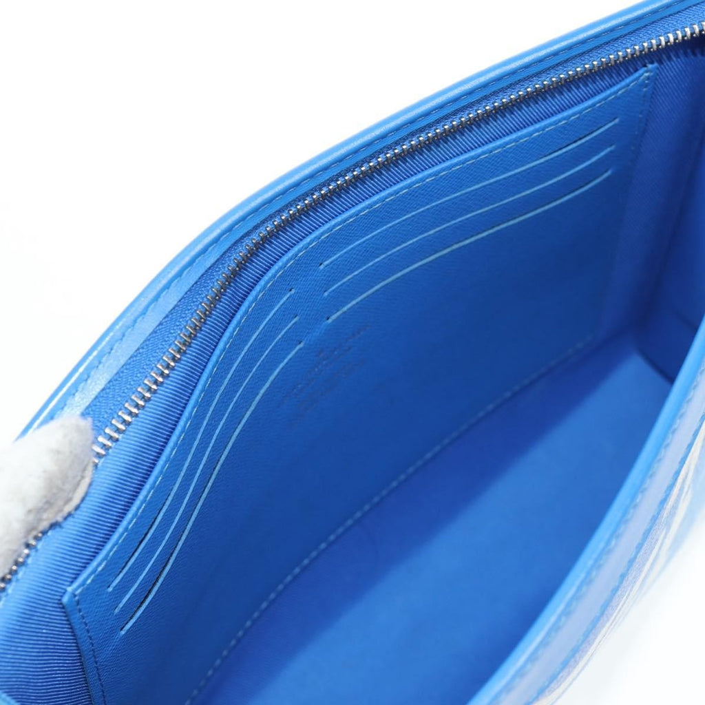 Louis Vuitton Pochette Voyage Limited Edition Monogram Clouds Blue Pvc Bag (Pre-Owned)