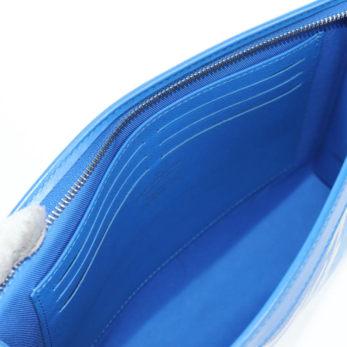Louis Vuitton Pochette Voyage Limited Edition Monogram Clouds Blue Pvc Bag (Pre-Owned)