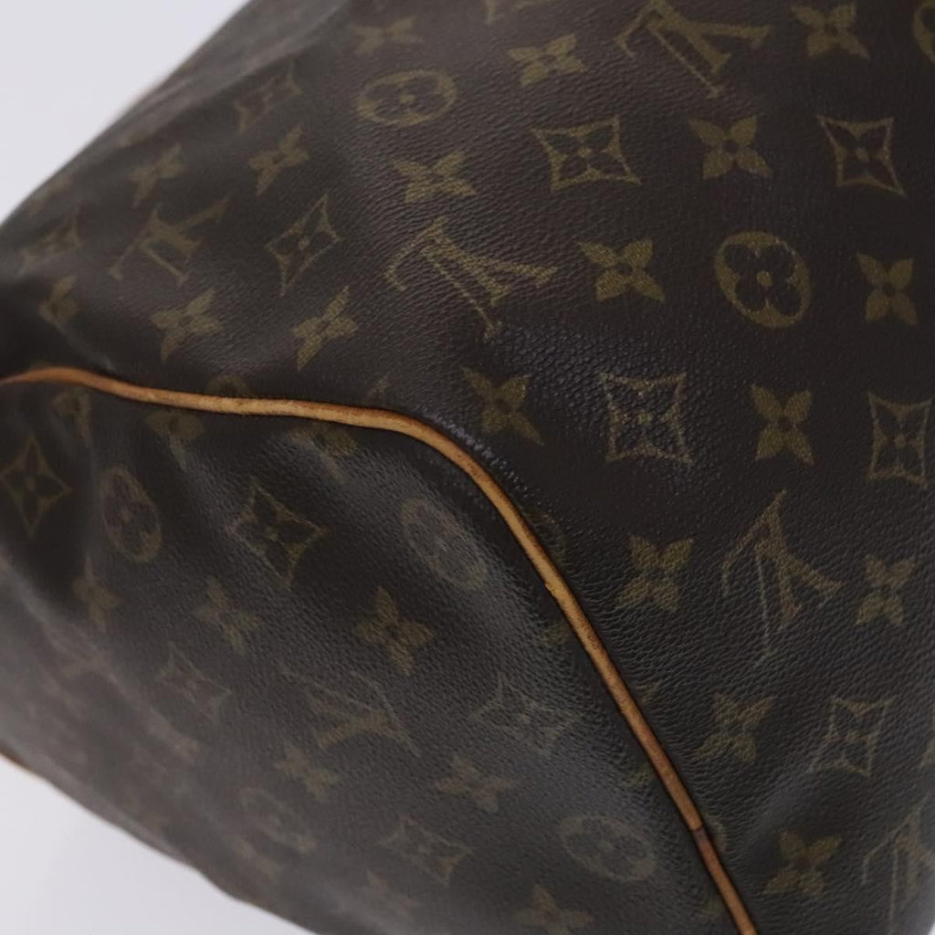 Louis Vuitton Keepall Bag Monogram Canvas Brown Canvas Travel Bag Bag (Pre-Owned)