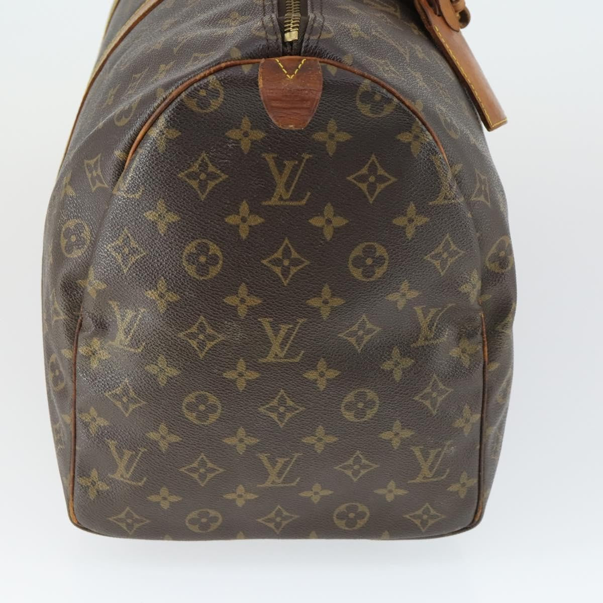 Louis Vuitton Keepall Bag Monogram Canvas Brown Canvas Travel Bag Bag (Pre-Owned)