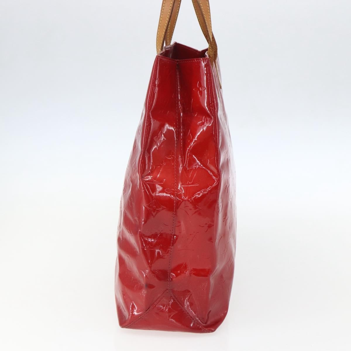 Louis Vuitton Reade Handbag Monogram Vernis Red Patent_Leather Handbag (Pre-Owned)