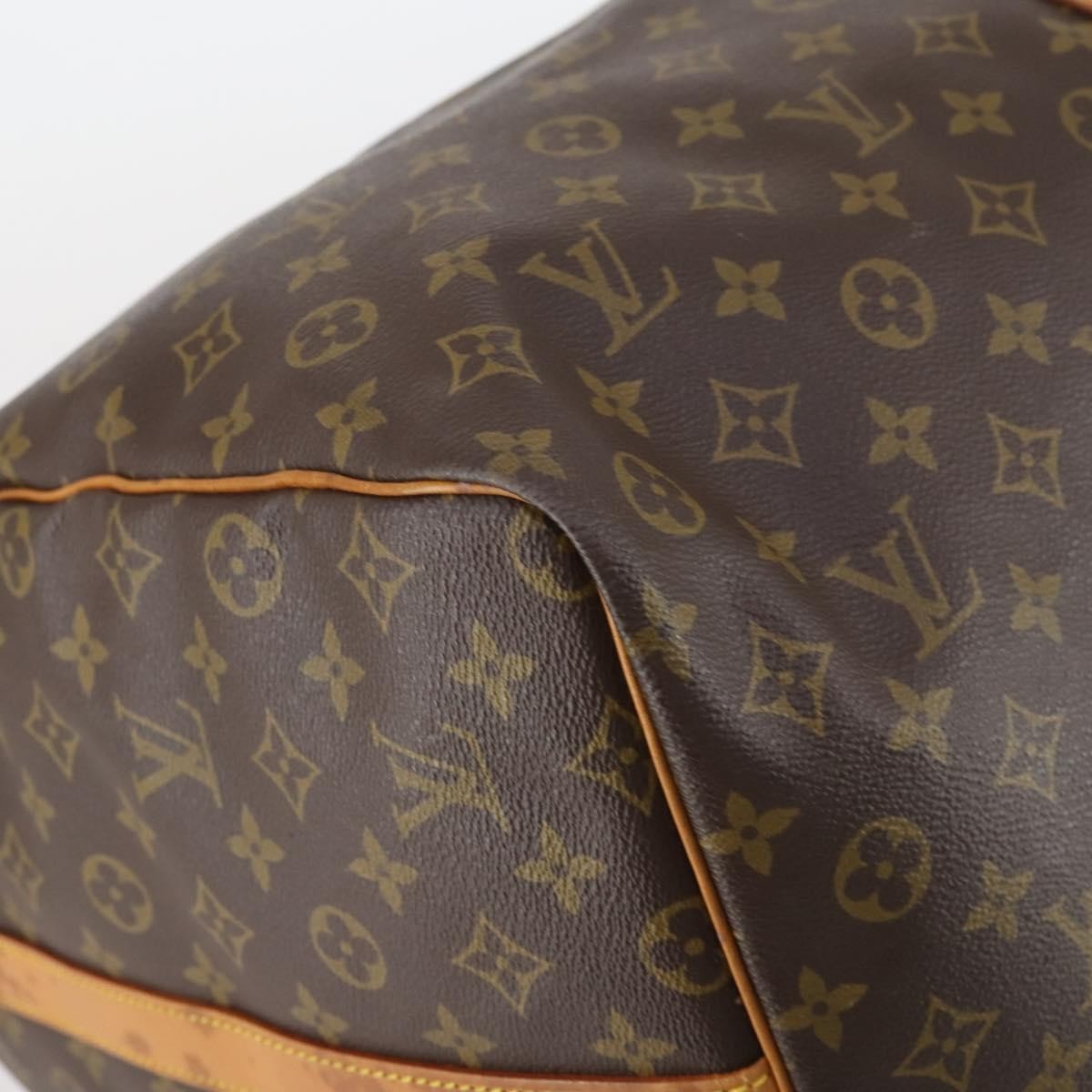Louis Vuitton Keepall Bandouliere Bag Monogram Canvas Brown Canvas Travel Bag Bag (Pre-Owned)