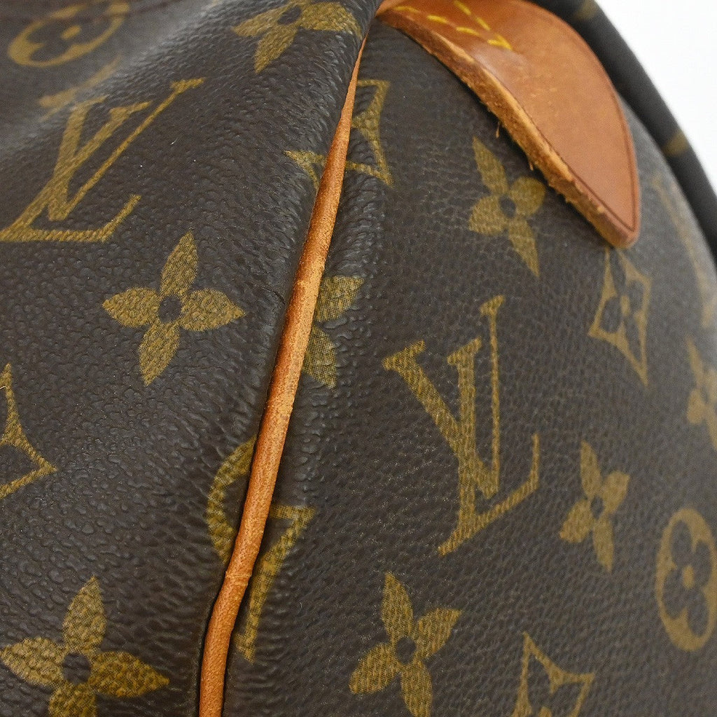 Louis Vuitton Keepall Bag Monogram Canvas Brown Canvas Travel Bag Bag (Pre-Owned)