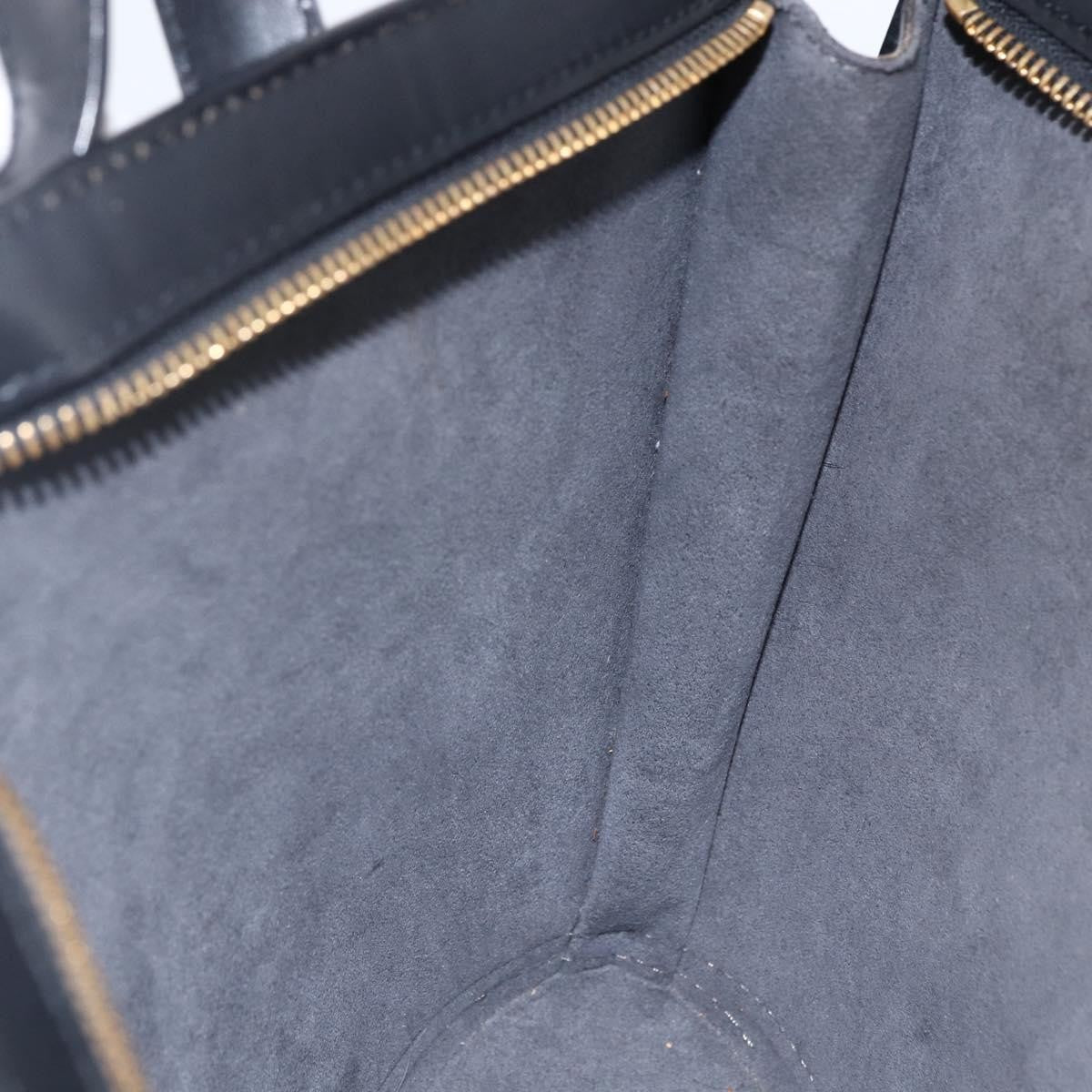 Louis Vuitton Saint Jacques Nm Handbag Epi Leather Black Leather Handbag (Pre-Owned)