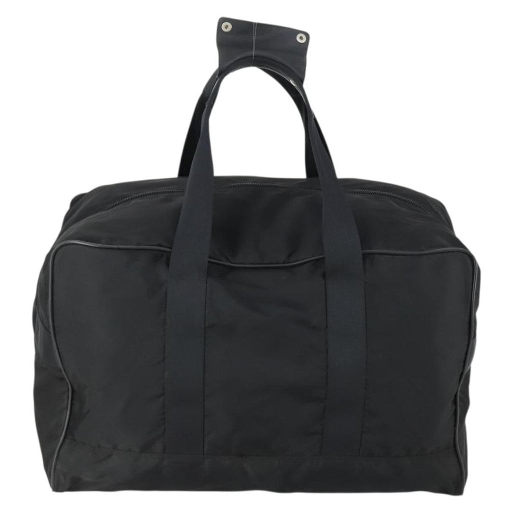 Prada Convertible Weekender Bag Tessuto Black Nylon Travel Bag Bag (Pre-Owned)