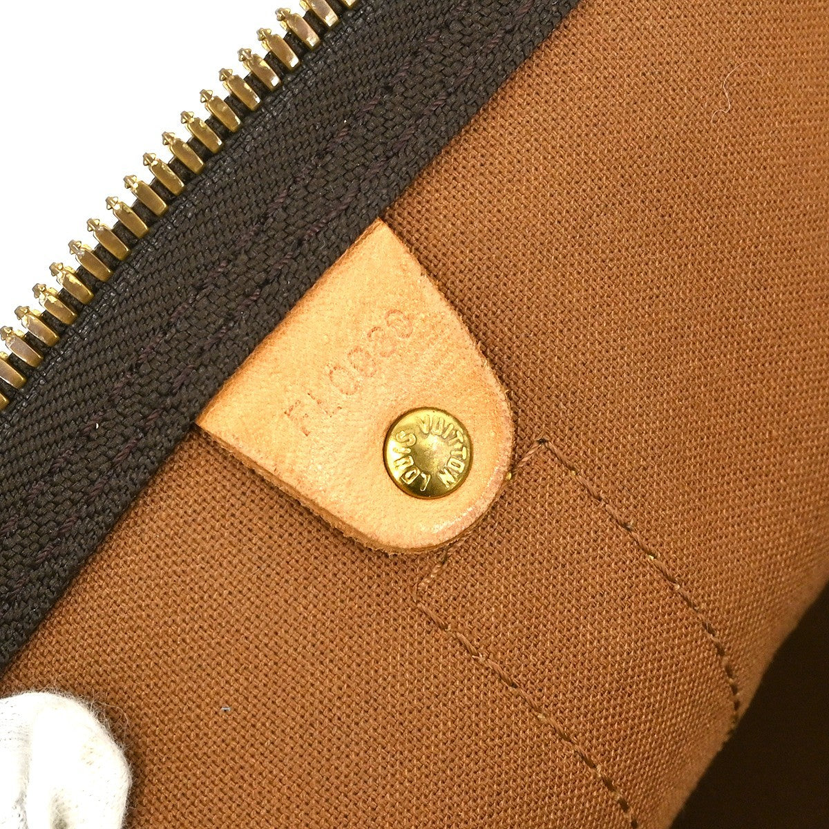 Louis Vuitton Keepall Bandouliere Bag Monogram Canvas Brown Canvas Travel Bag Bag (Pre-Owned)