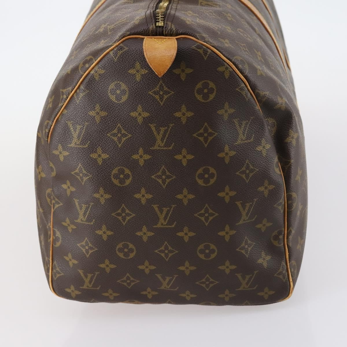 Louis Vuitton Keepall Bag Monogram Canvas Brown Canvas Travel Bag Bag (Pre-Owned)
