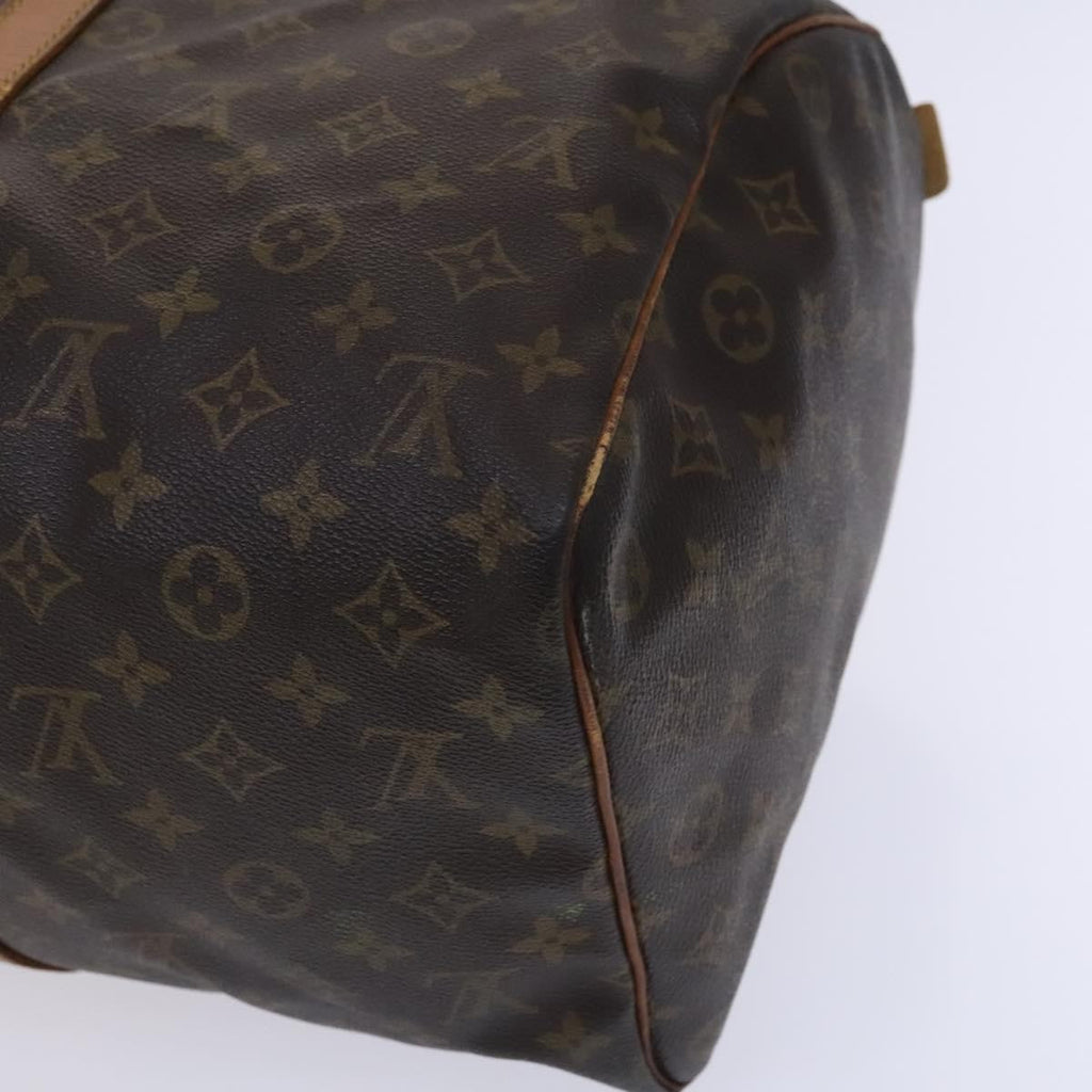 Louis Vuitton Keepall Bag Monogram Canvas Brown Canvas Travel Bag Bag (Pre-Owned)