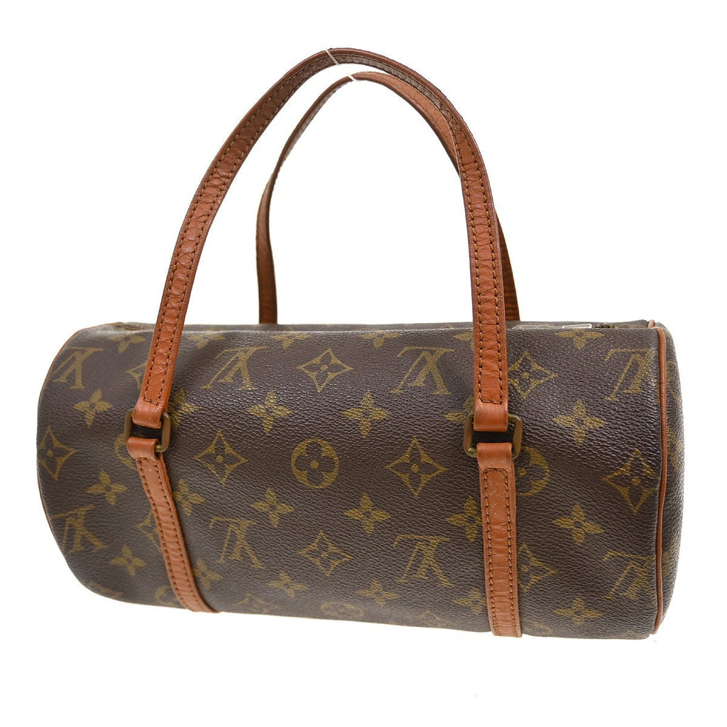 Louis Vuitton Papillon Handbag Monogram Canvas Brown Canvas Handbag (Pre-Owned)