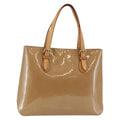 Louis Vuitton Brentwood Handbag Monogram Vernis Brown Patent_Leather Bag (Pre-Owned)
