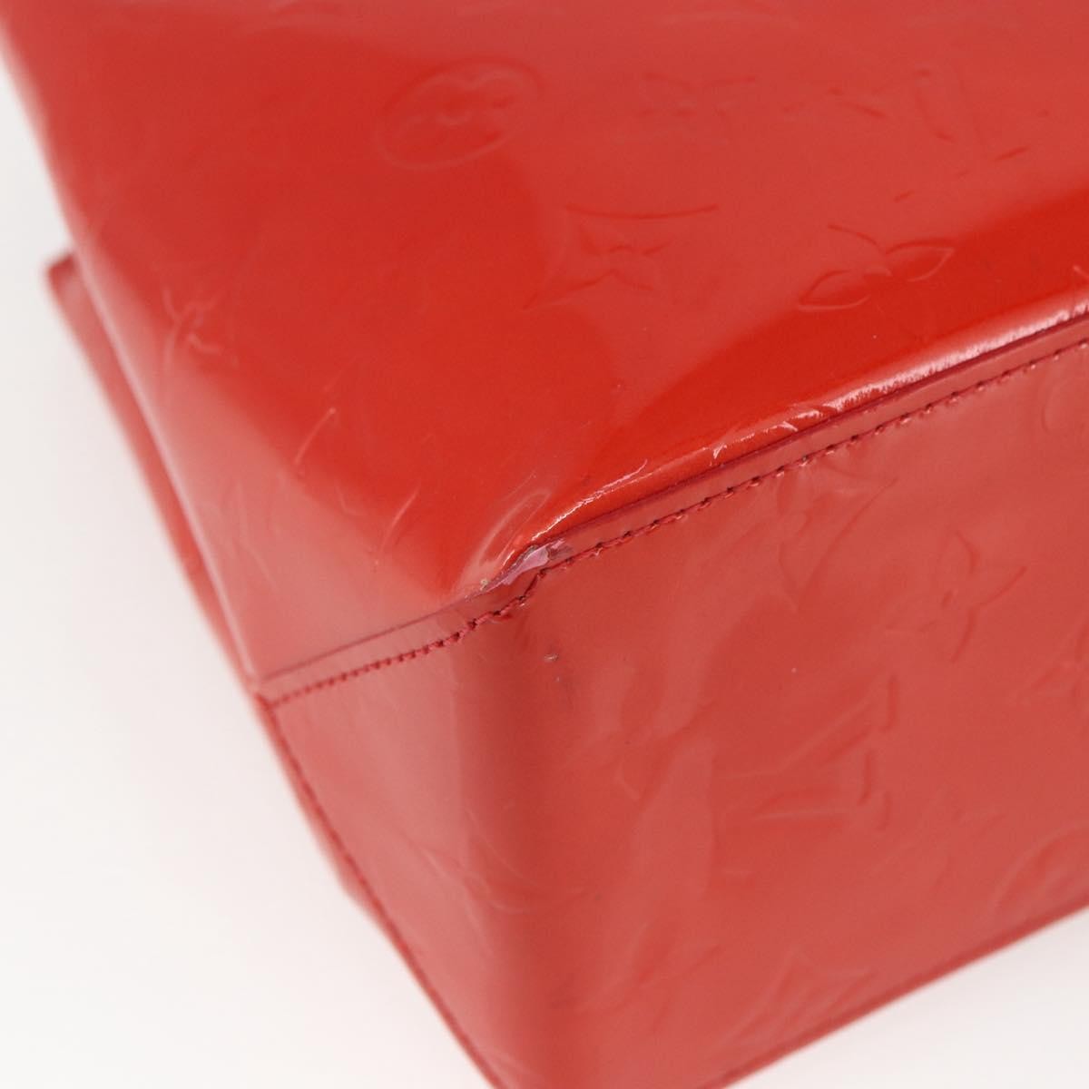 Louis Vuitton Reade Handbag Monogram Vernis Red Patent_Leather Handbag (Pre-Owned)