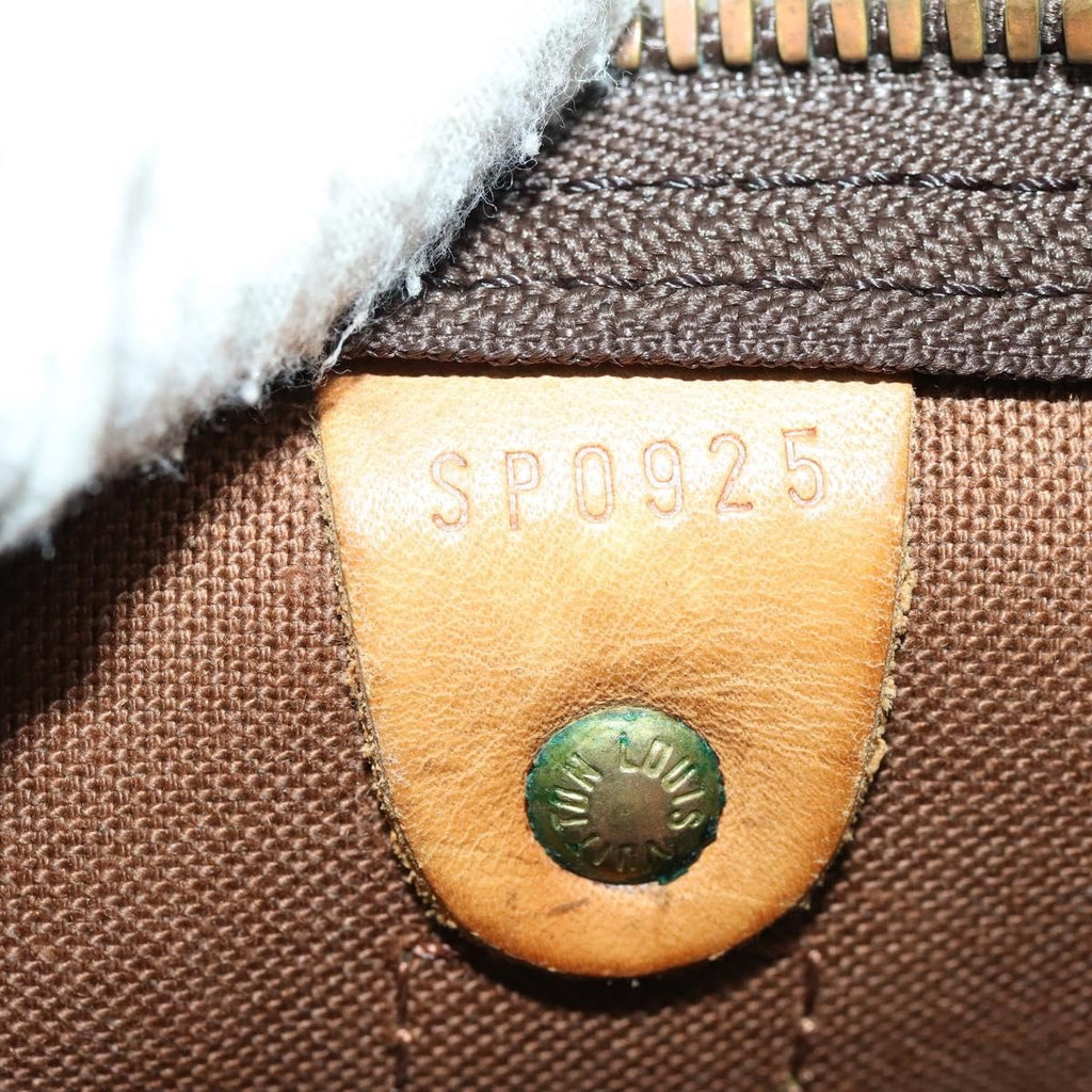 Louis Vuitton Keepall Bag Monogram Canvas Brown Canvas Travel Bag Bag (Pre-Owned)
