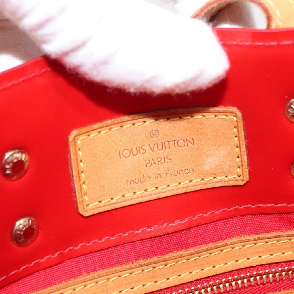 Louis Vuitton Reade Handbag Monogram Vernis Red Patent_Leather Handbag (Pre-Owned)