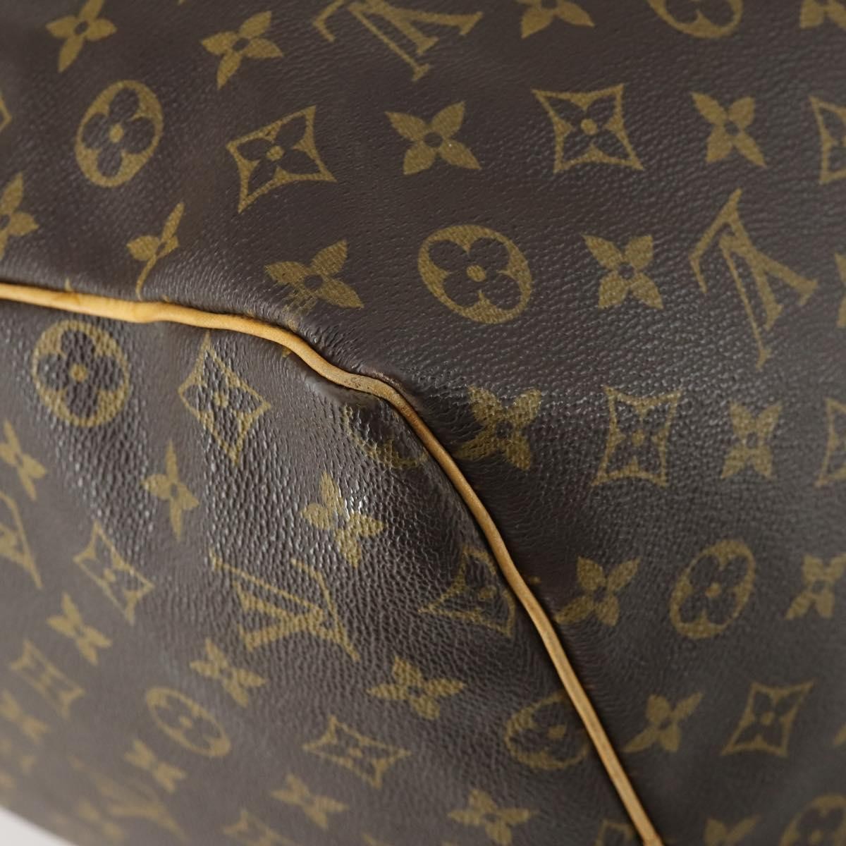 Louis Vuitton Keepall Bag Monogram Canvas Brown Canvas Travel Bag Bag (Pre-Owned)