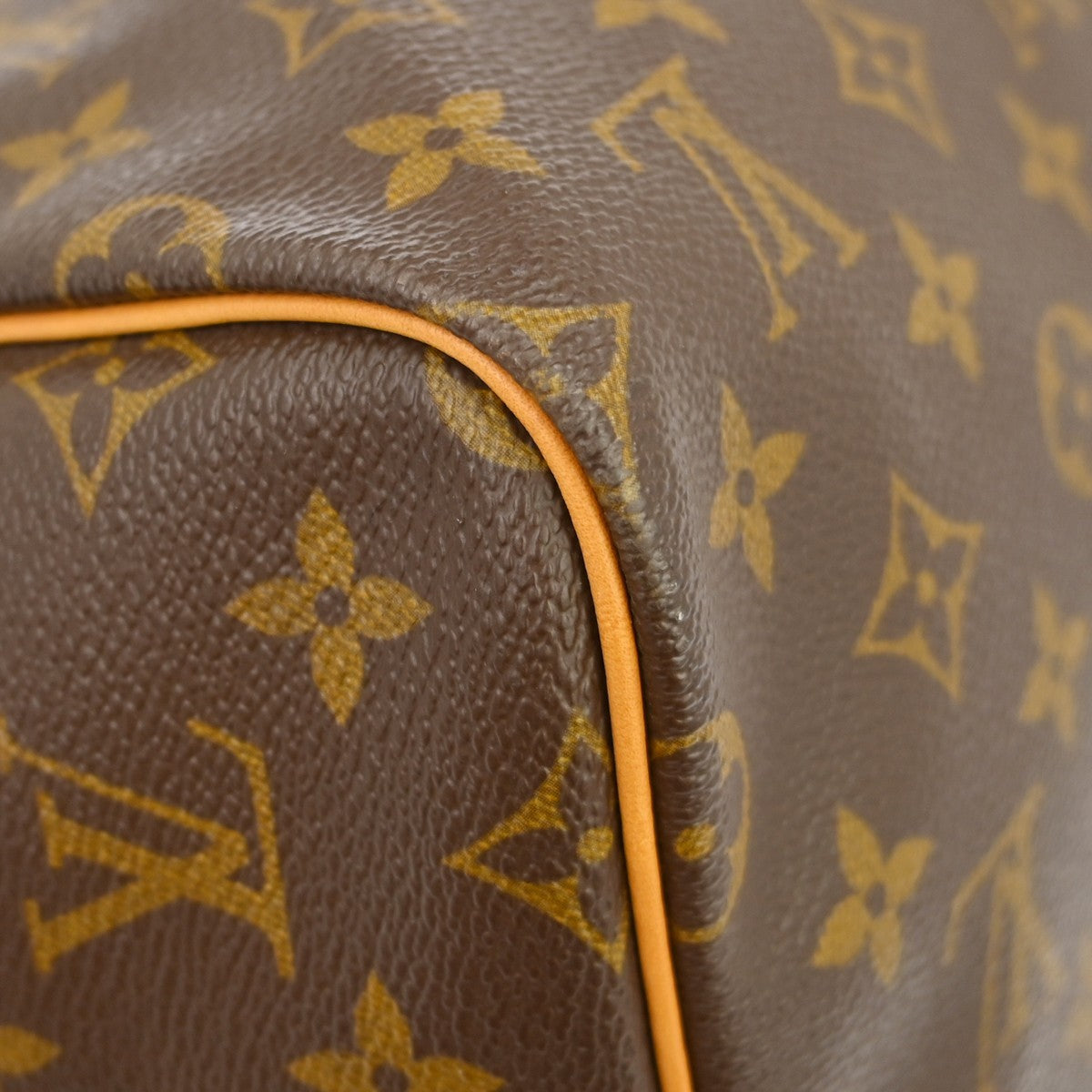Louis Vuitton Keepall Bag Monogram Canvas Brown Canvas Travel Bag Bag (Pre-Owned)