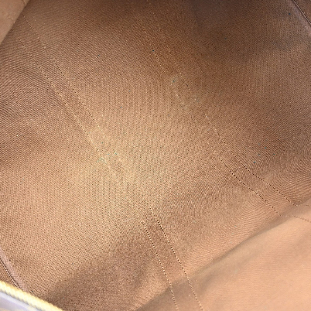 Louis Vuitton Keepall Bag Monogram Canvas Brown Canvas Travel Bag Bag (Pre-Owned)