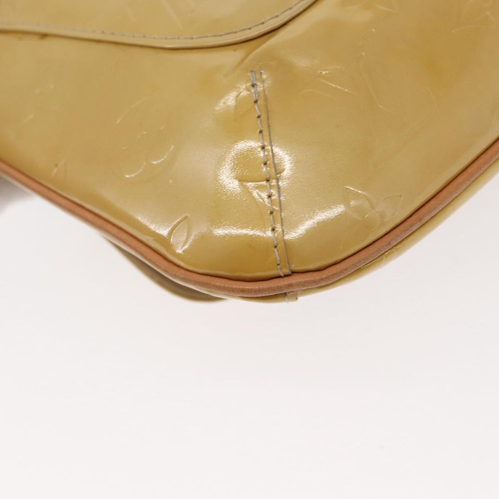 Louis Vuitton Thompson Street Handbag Monogram Vernis Beige Patent_Leather Shoulder Bag Bag (Pre-Owned)