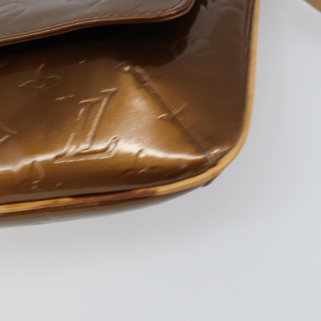 Louis Vuitton Thompson Street Handbag Monogram Vernis Brown Patent_Leather Shoulder Bag Bag (Pre-Owned)
